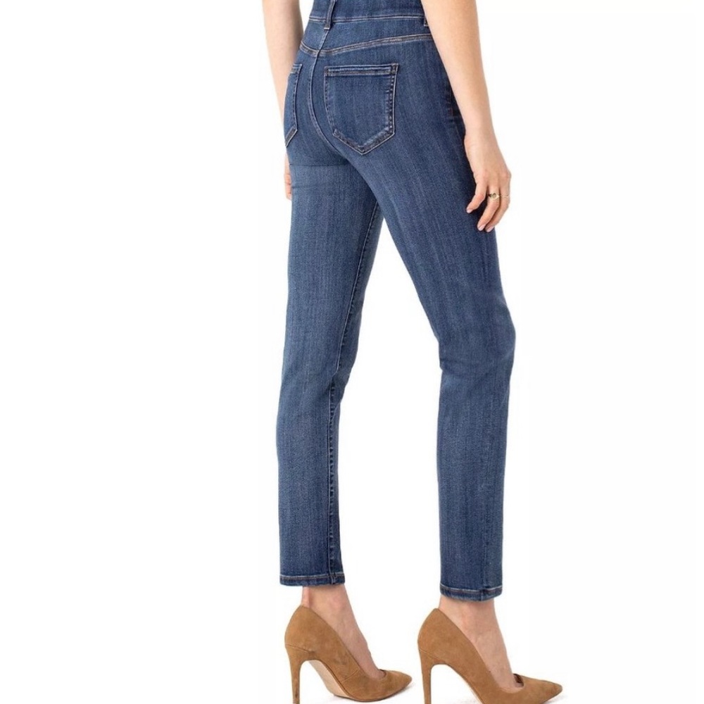 NWT Liverpool Los Angeles Womens Size 0/25 Gia Glider Slim Leg Jeans in Halifax - Picture 3 of 11
